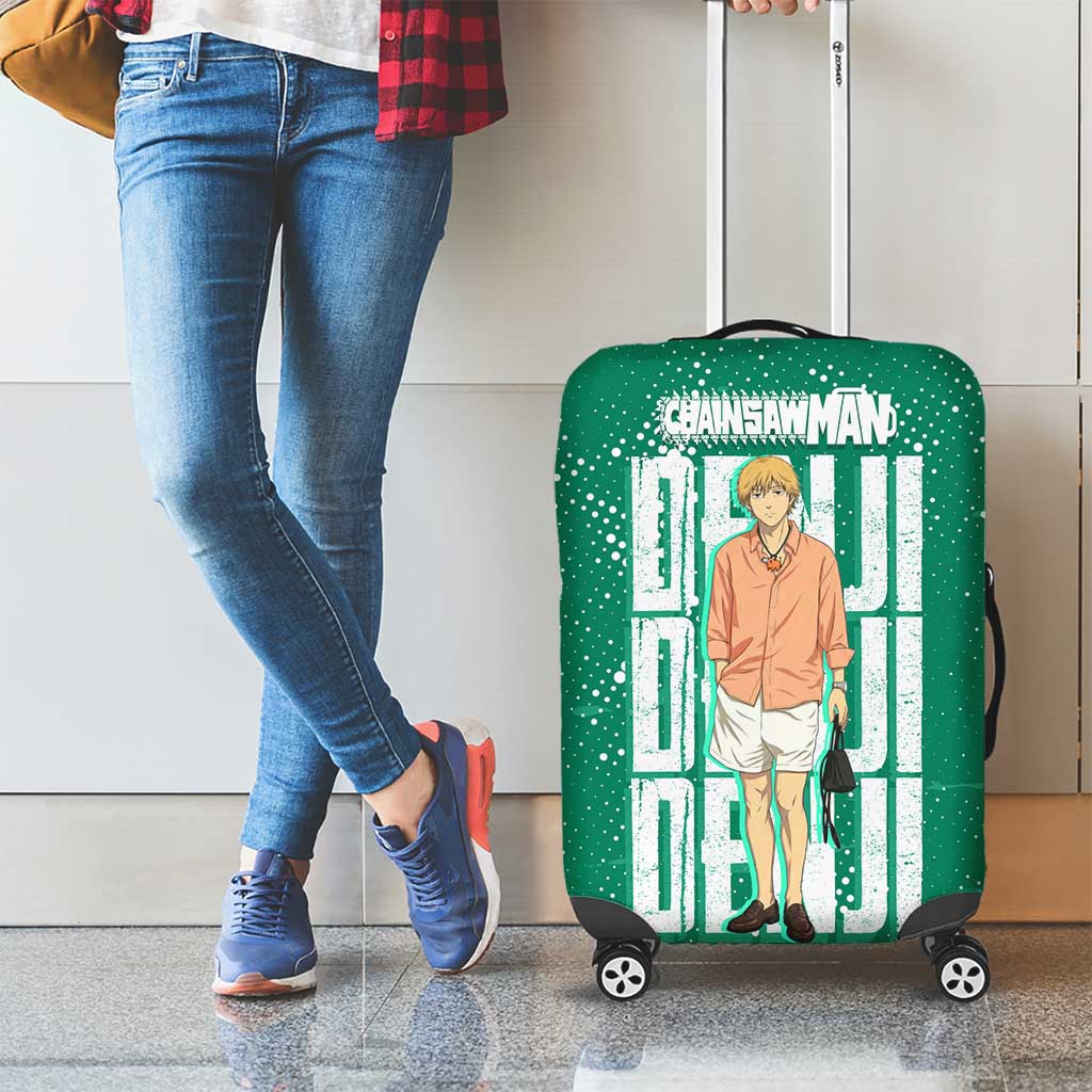 Denji Chainsaw Man Luggage Cover Urban Grunge Halftone Style