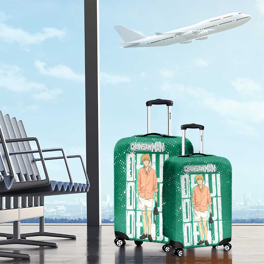 Denji Chainsaw Man Luggage Cover Urban Grunge Halftone Style