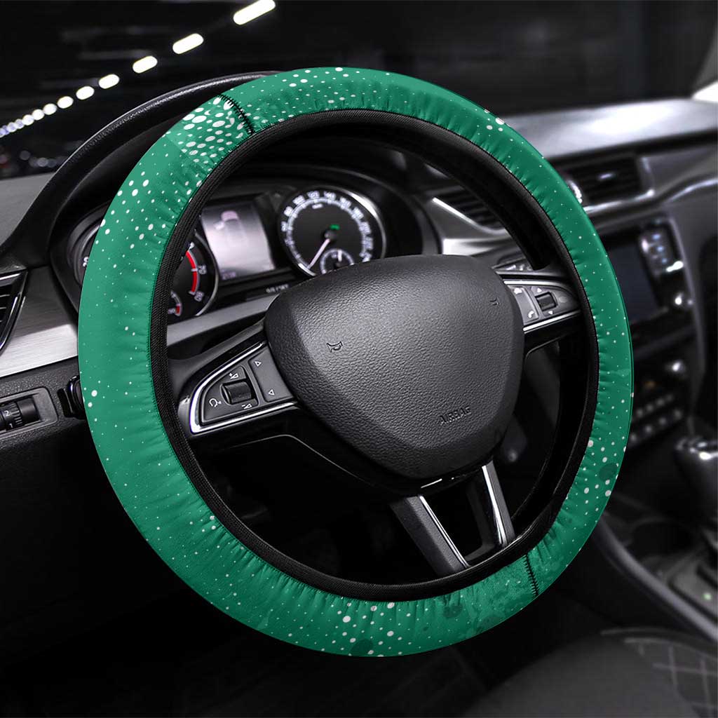 Denji Chainsaw Man Steering Wheel Cover Urban Grunge Halftone Style