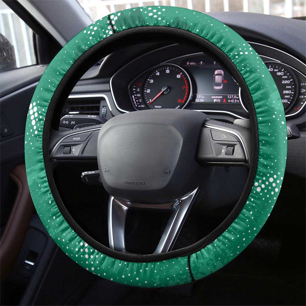 Denji Chainsaw Man Steering Wheel Cover Urban Grunge Halftone Style