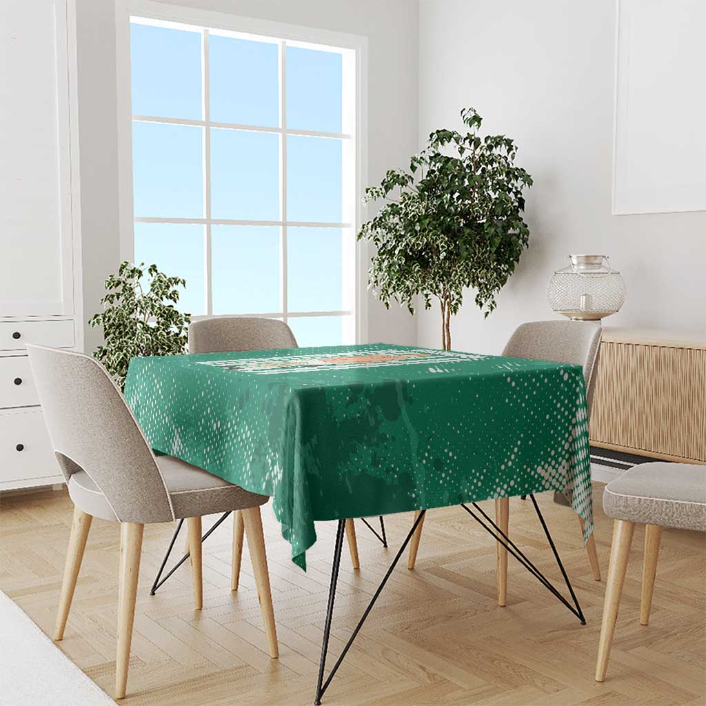 Denji Chainsaw Man Tablecloth Urban Grunge Halftone Style