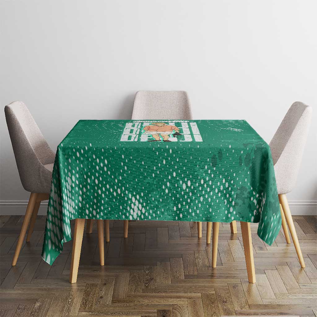 Denji Chainsaw Man Tablecloth Urban Grunge Halftone Style