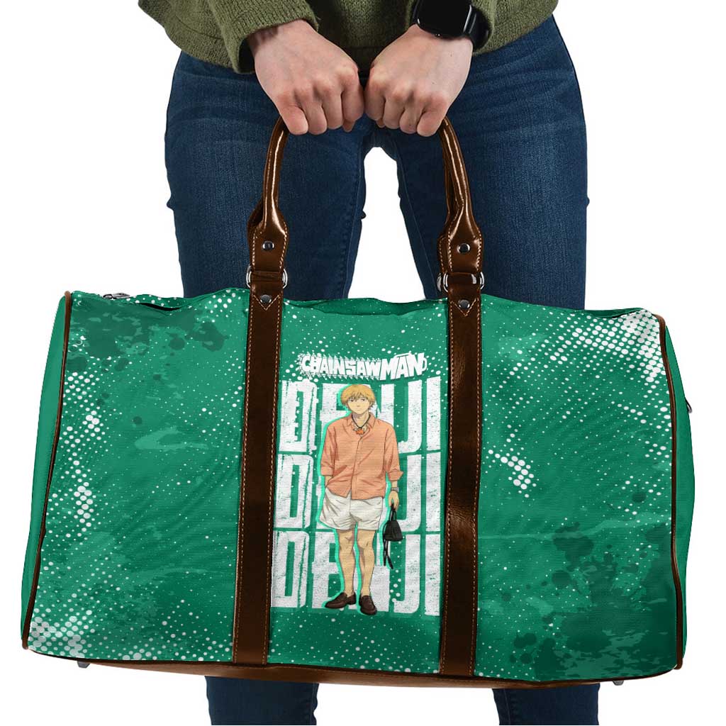 Denji Chainsaw Man Travel Bag Urban Grunge Halftone Style