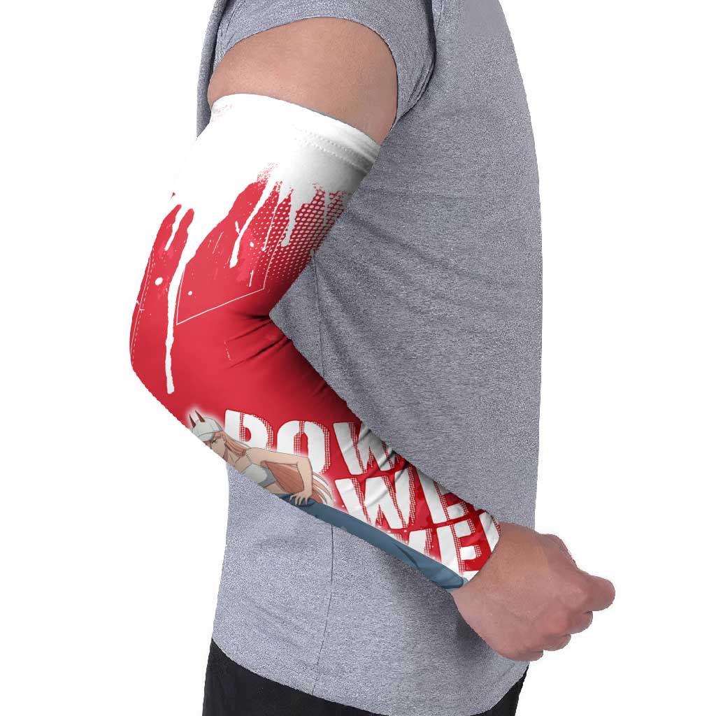 Power Chainsaw Man Arm Sleeves Grunge Pop Manga Panel Style