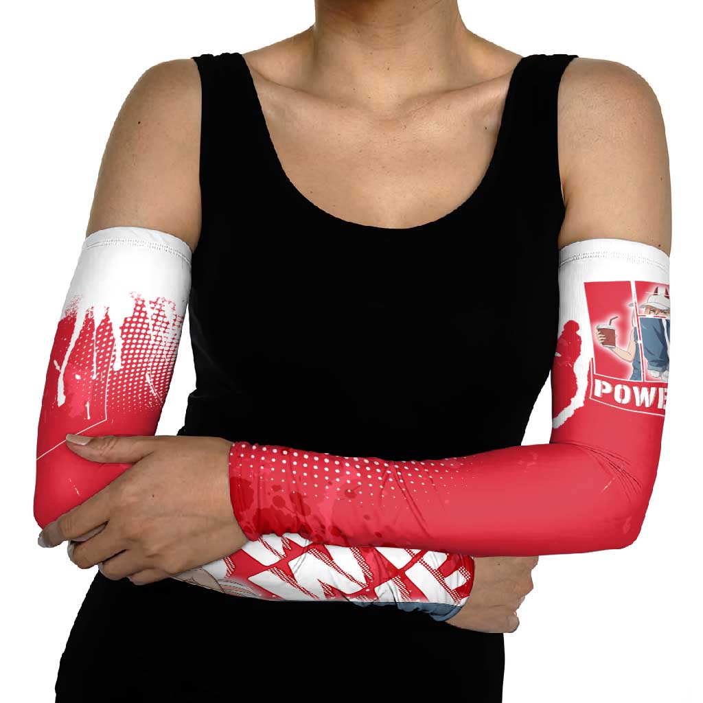 Power Chainsaw Man Arm Sleeves Grunge Pop Manga Panel Style