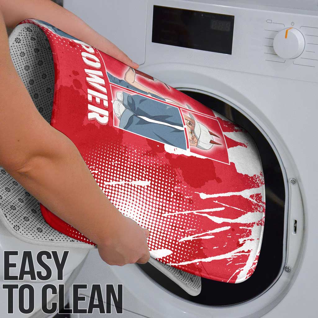 Power Chainsaw Man Bathroom Set Grunge Pop Manga Panel Style