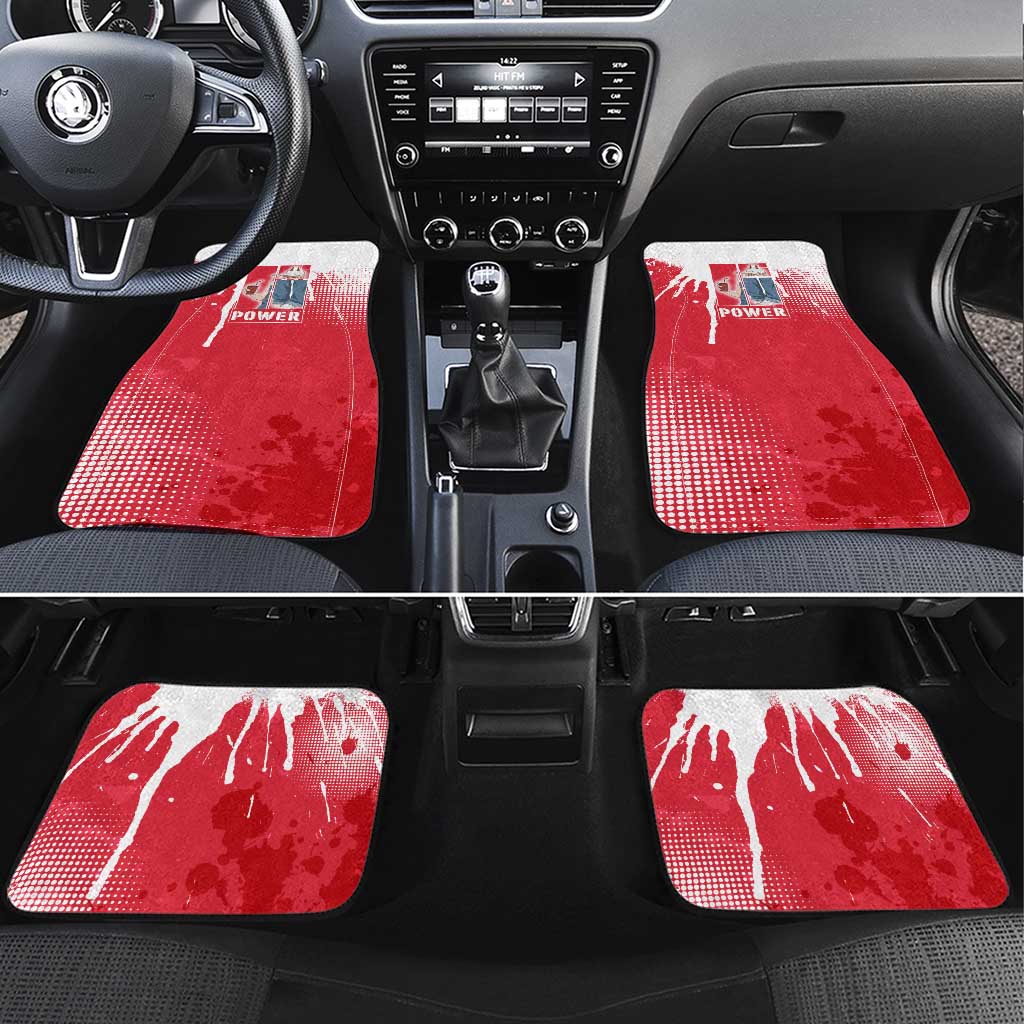 Power Chainsaw Man Car Mats Grunge Pop Manga Panel Style