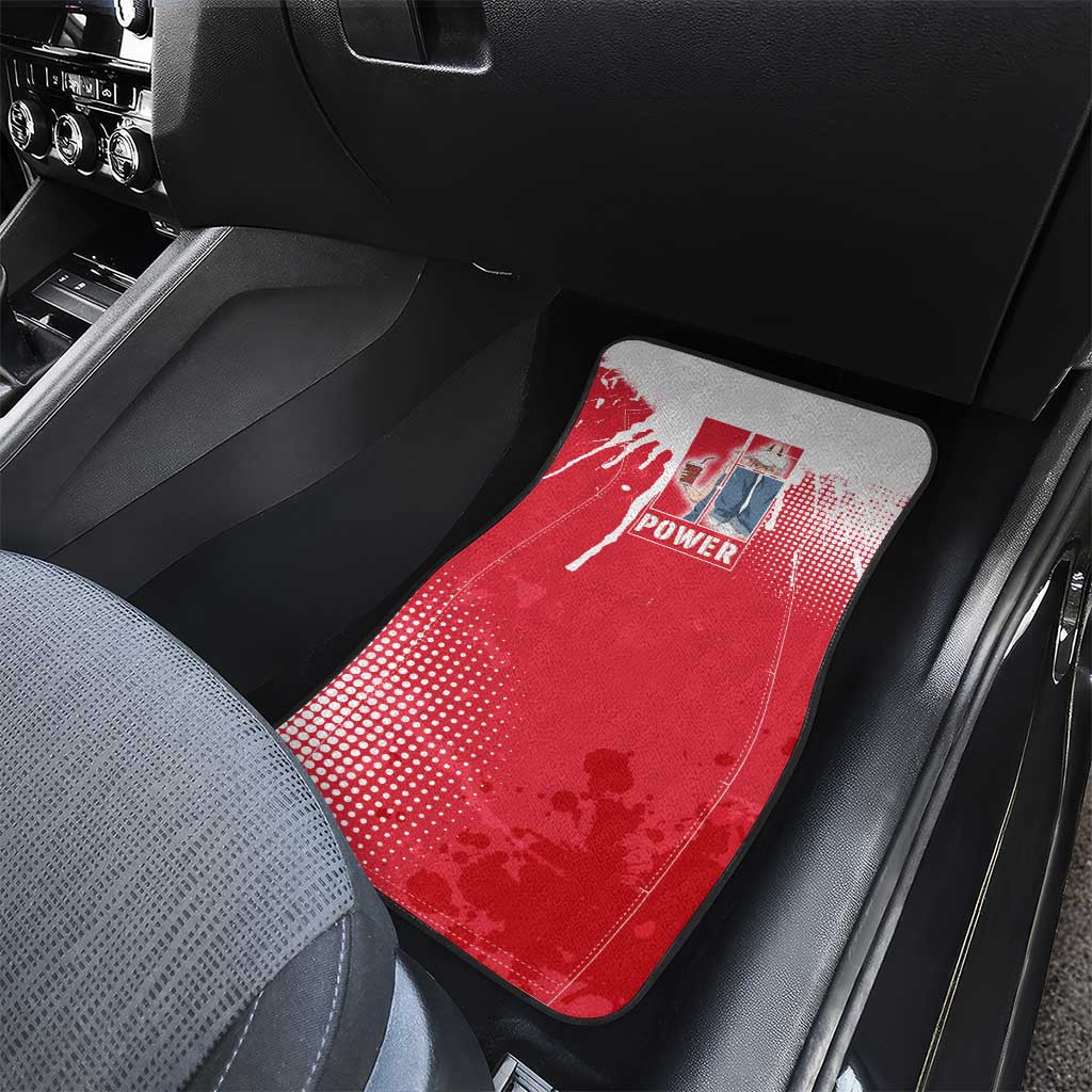 Power Chainsaw Man Car Mats Grunge Pop Manga Panel Style