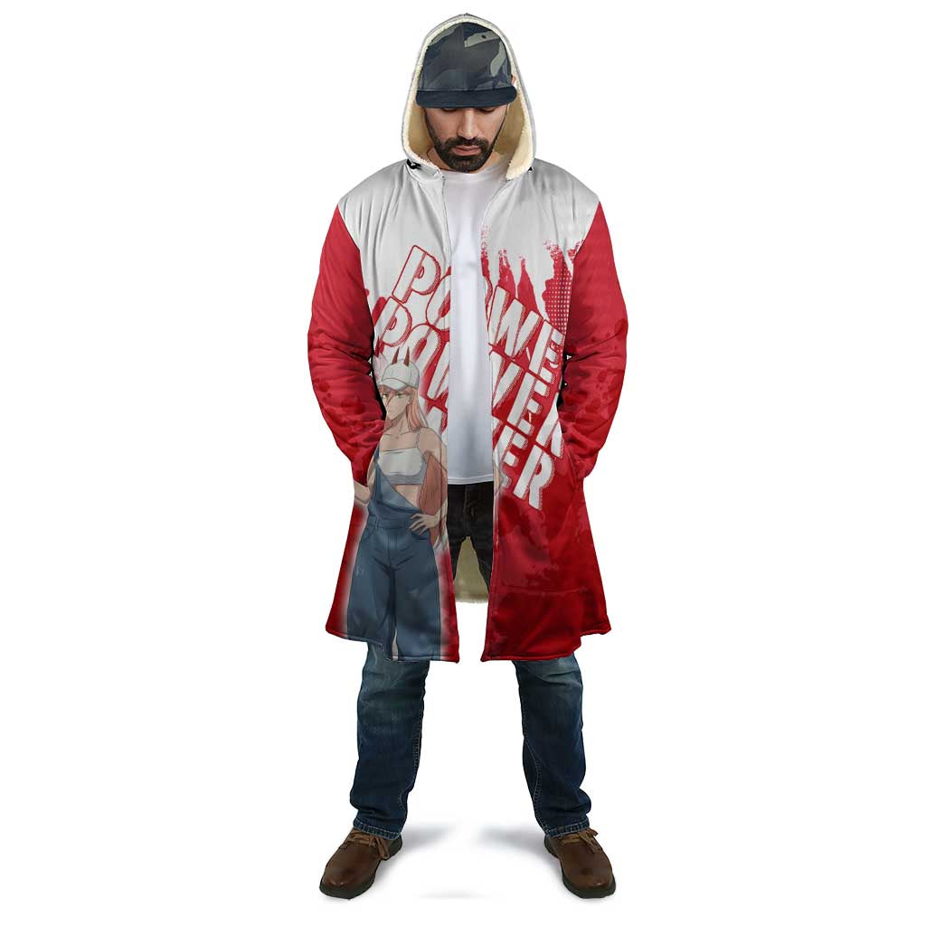 Power Chainsaw Man Cloak Grunge Pop Manga Panel Style