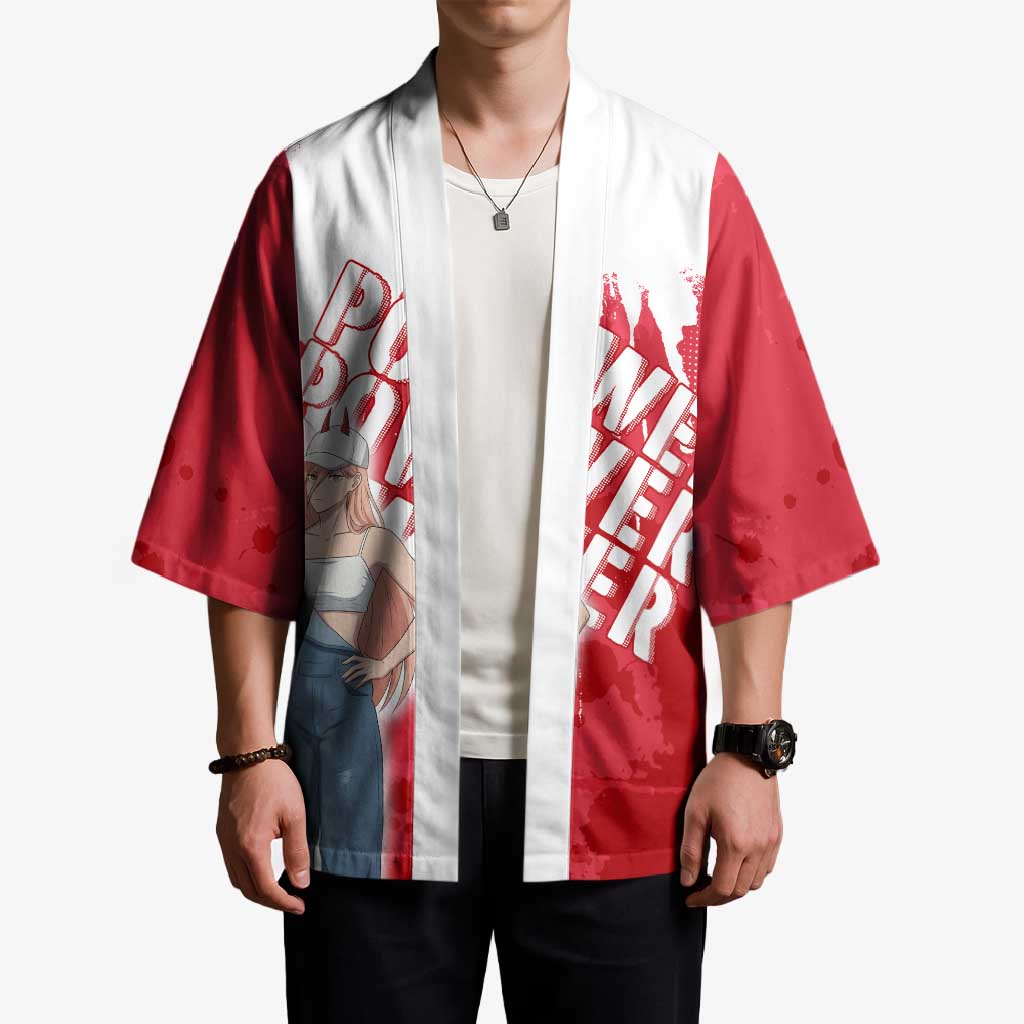 Power Chainsaw Man Kimono Grunge Pop Manga Panel Style