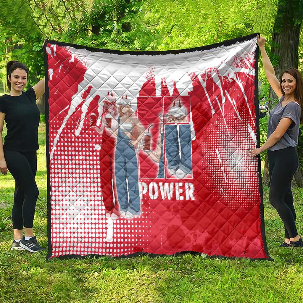 Power Chainsaw Man Quilt Grunge Pop Manga Panel Style