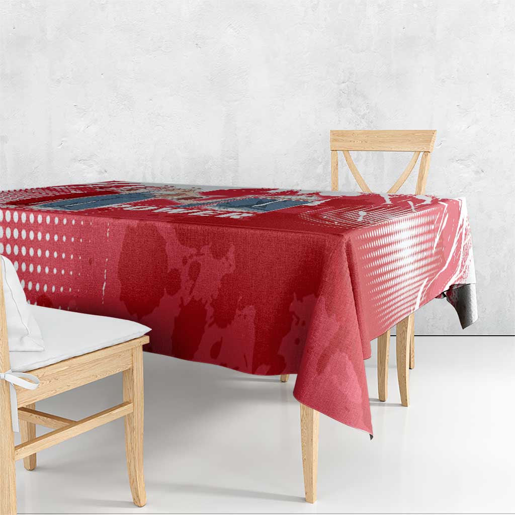 Power Chainsaw Man Tablecloth Grunge Pop Manga Panel Style