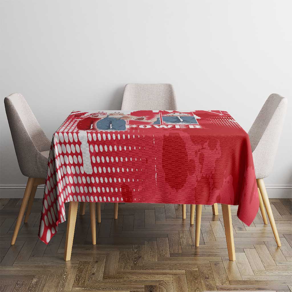 Power Chainsaw Man Tablecloth Grunge Pop Manga Panel Style