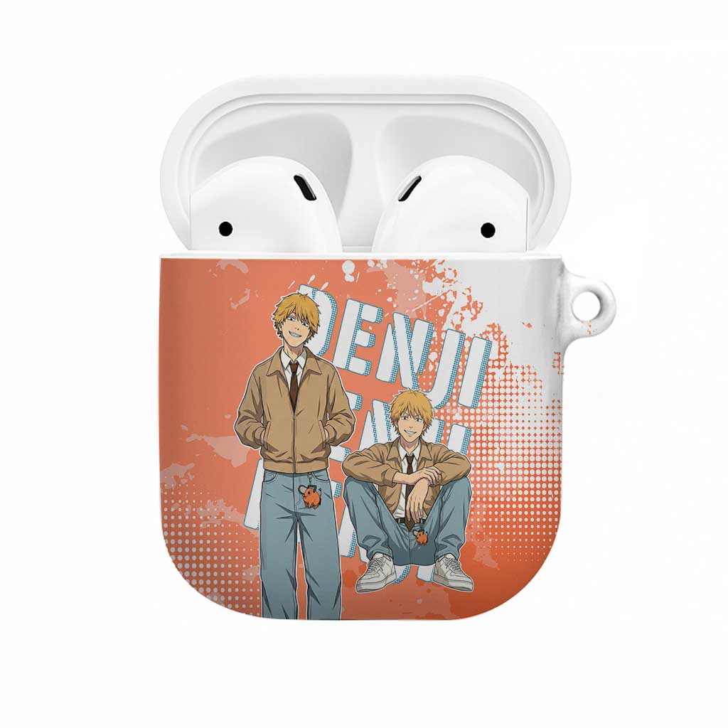 Denji Casual Chainsaw Man AirPods Case Retro Manga Grunge Style