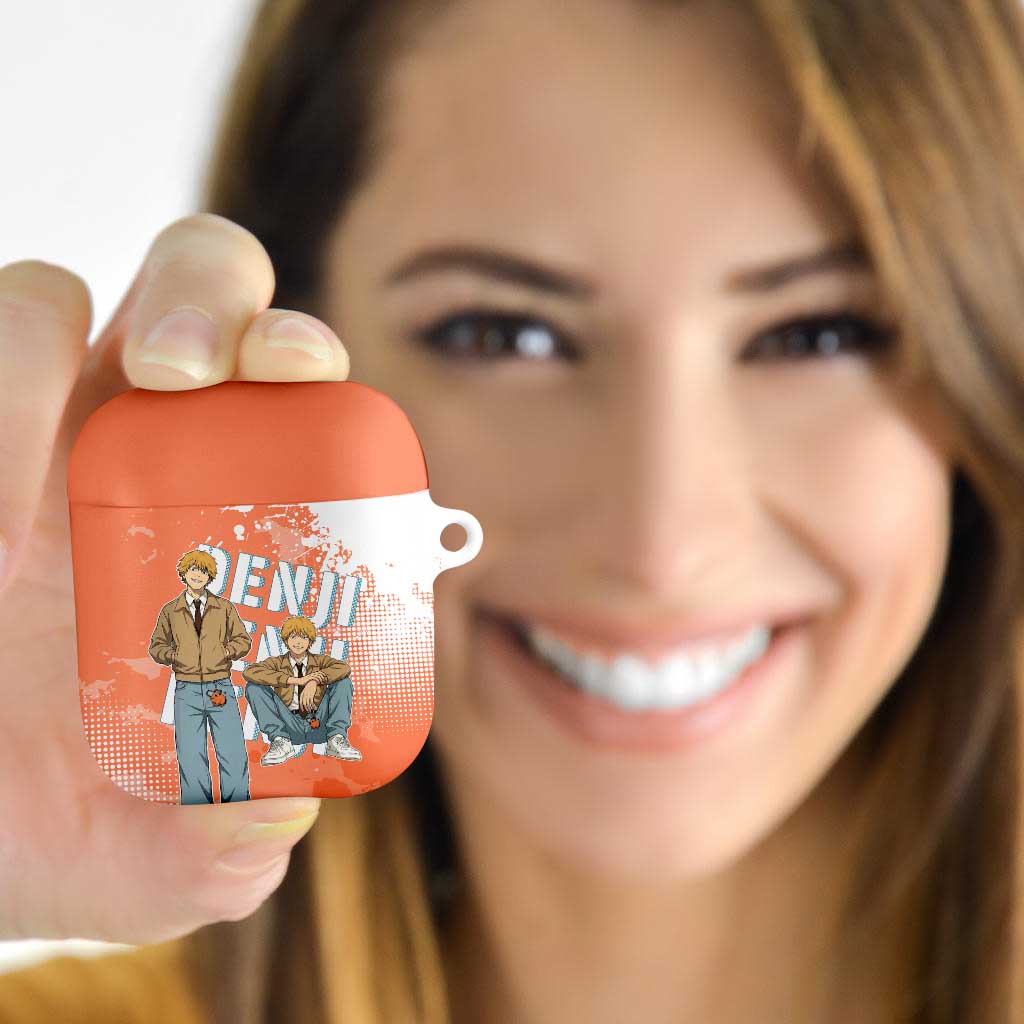 Denji Casual Chainsaw Man AirPods Case Retro Manga Grunge Style