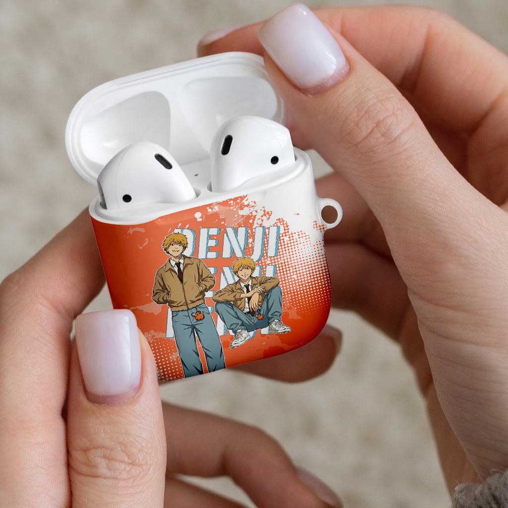 Denji Casual Chainsaw Man AirPods Case Retro Manga Grunge Style