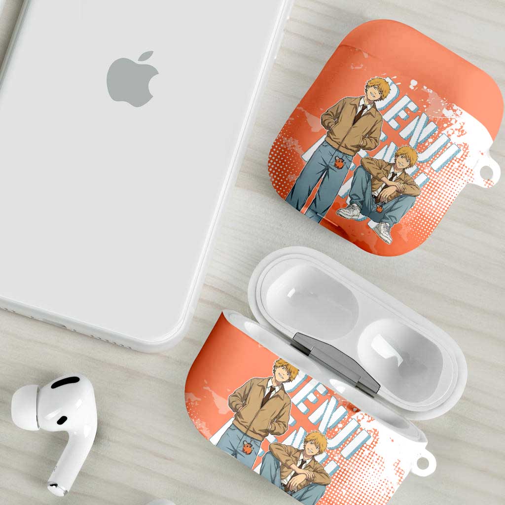 Denji Casual Chainsaw Man AirPods Case Retro Manga Grunge Style