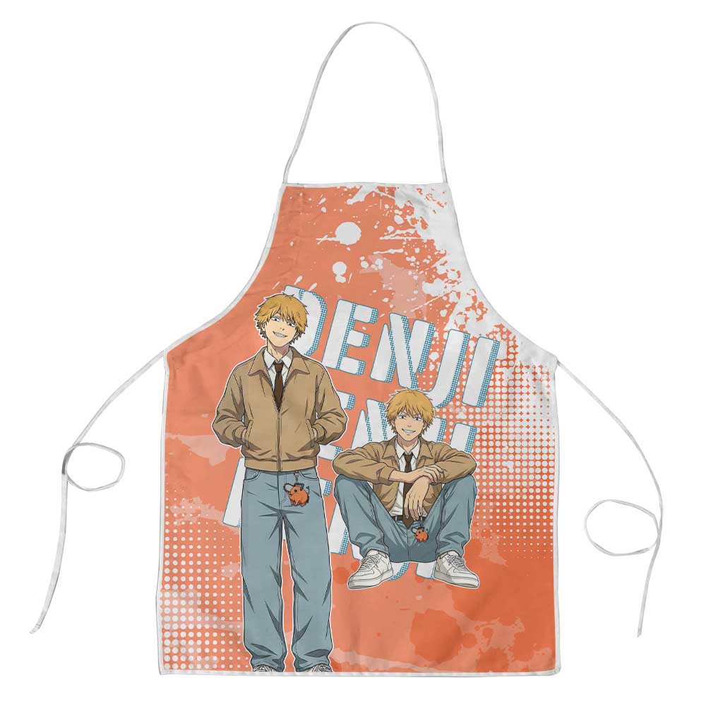Denji Casual Chainsaw Man Apron Retro Manga Grunge Style
