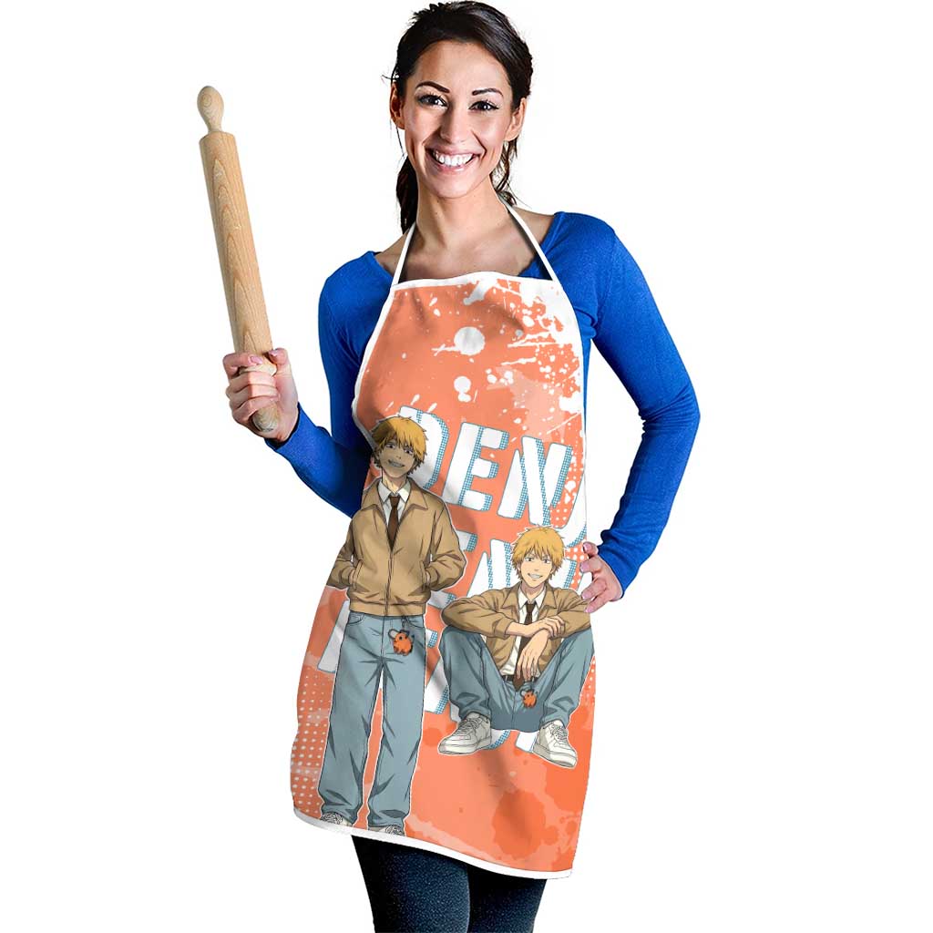 Denji Casual Chainsaw Man Apron Retro Manga Grunge Style