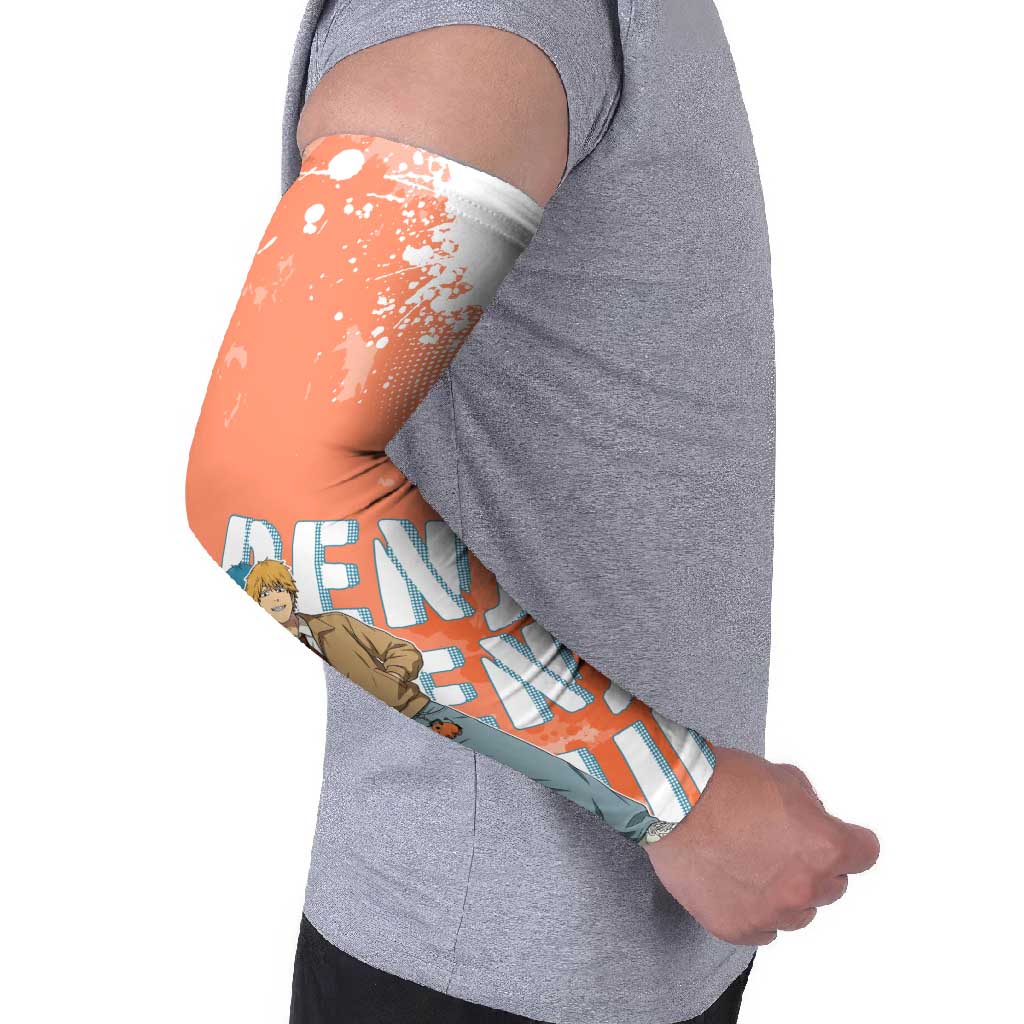 Denji Casual Chainsaw Man Arm Sleeves Retro Manga Grunge Style