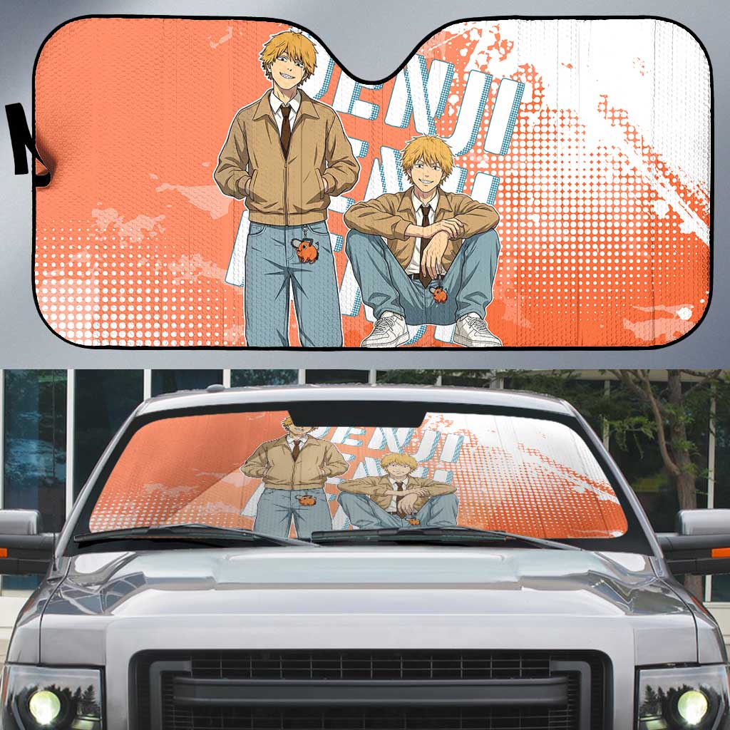 Denji Casual Chainsaw Man Auto Sun Shade Retro Manga Grunge Style