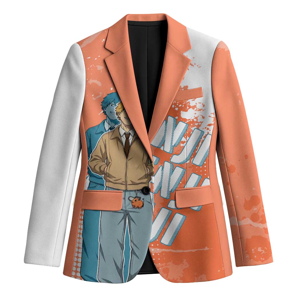 Denji Casual Chainsaw Man Blazer Retro Manga Grunge Style