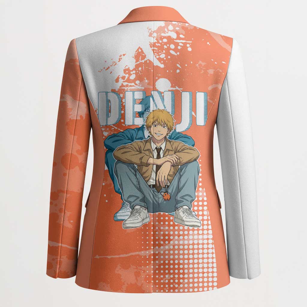 Denji Casual Chainsaw Man Blazer Retro Manga Grunge Style
