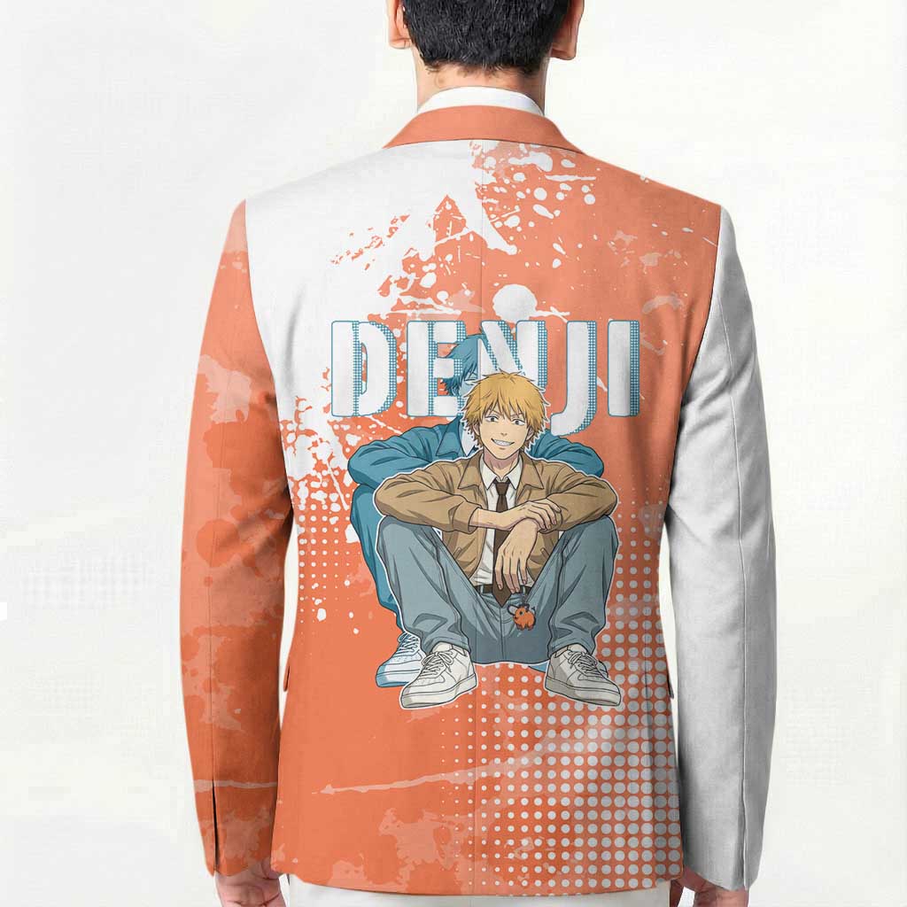 Denji Casual Chainsaw Man Blazer Retro Manga Grunge Style