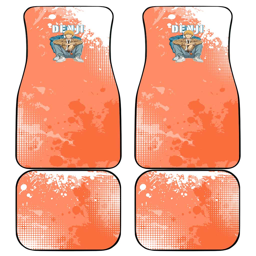 Denji Casual Chainsaw Man Car Mats Retro Manga Grunge Style