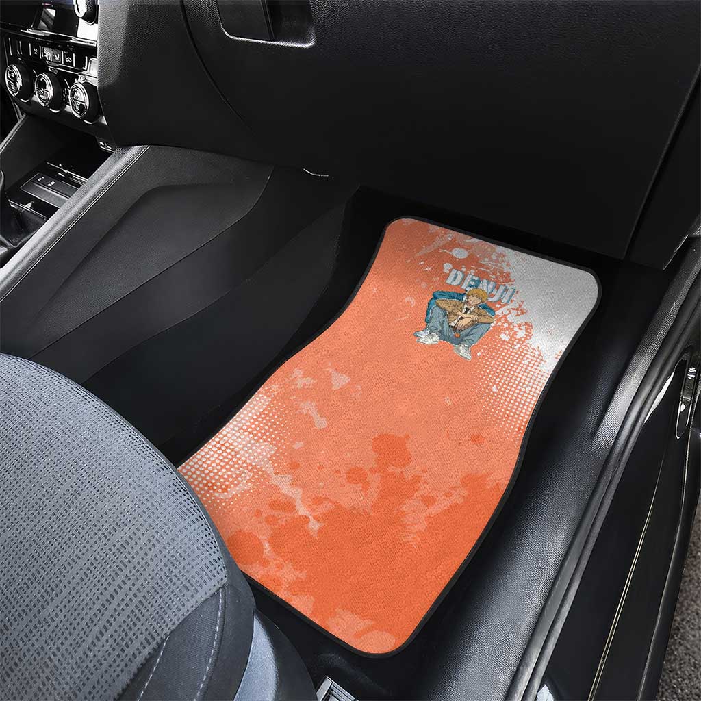 Denji Casual Chainsaw Man Car Mats Retro Manga Grunge Style