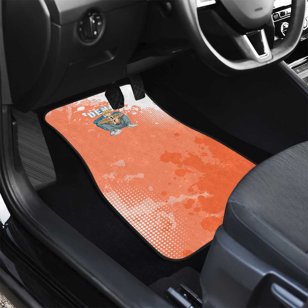Denji Casual Chainsaw Man Car Mats Retro Manga Grunge Style