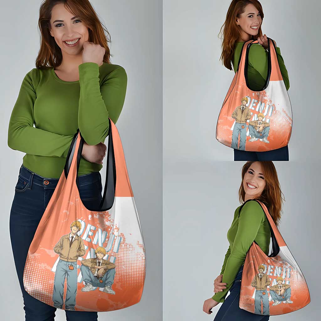 Denji Casual Chainsaw Man Grocery Bag Retro Manga Grunge Style