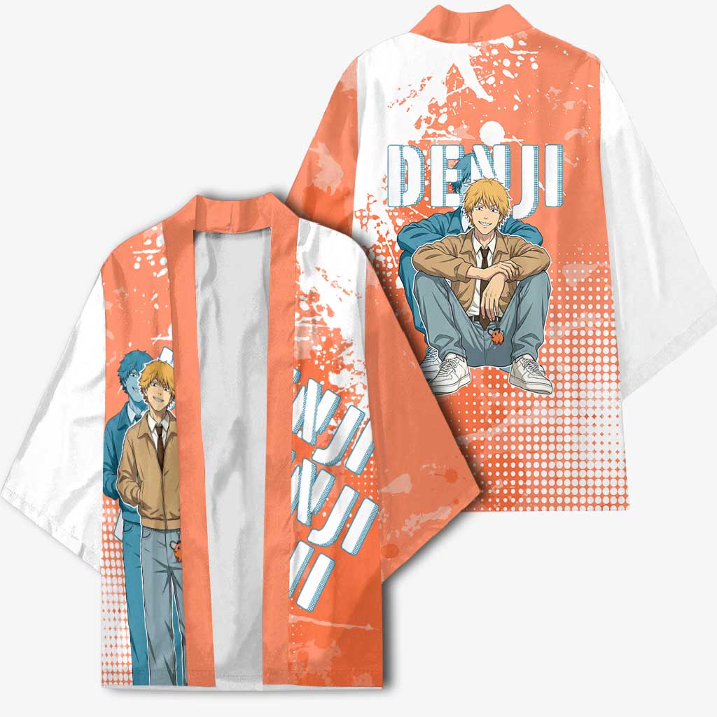 Denji Casual Chainsaw Man Kimono Retro Manga Grunge Style