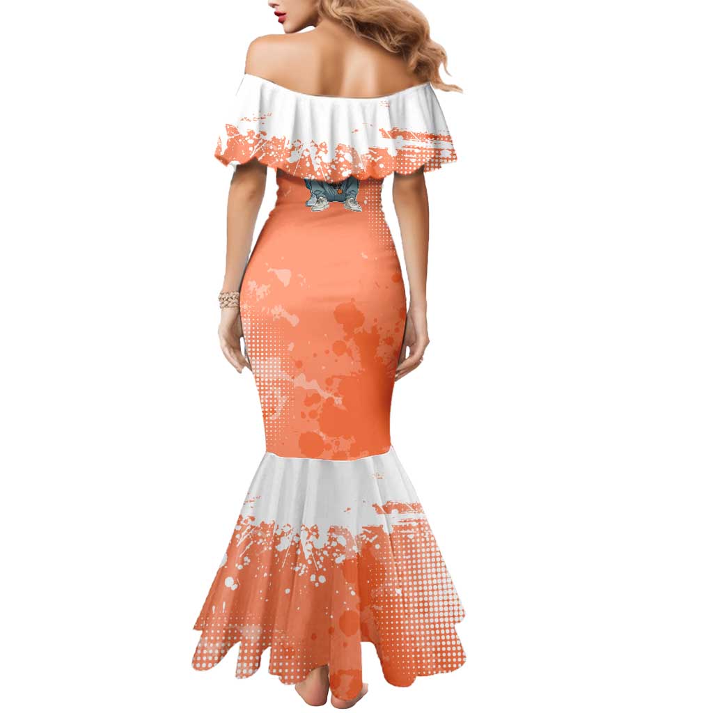 Denji Casual Chainsaw Man Mermaid Dress Retro Manga Grunge Style