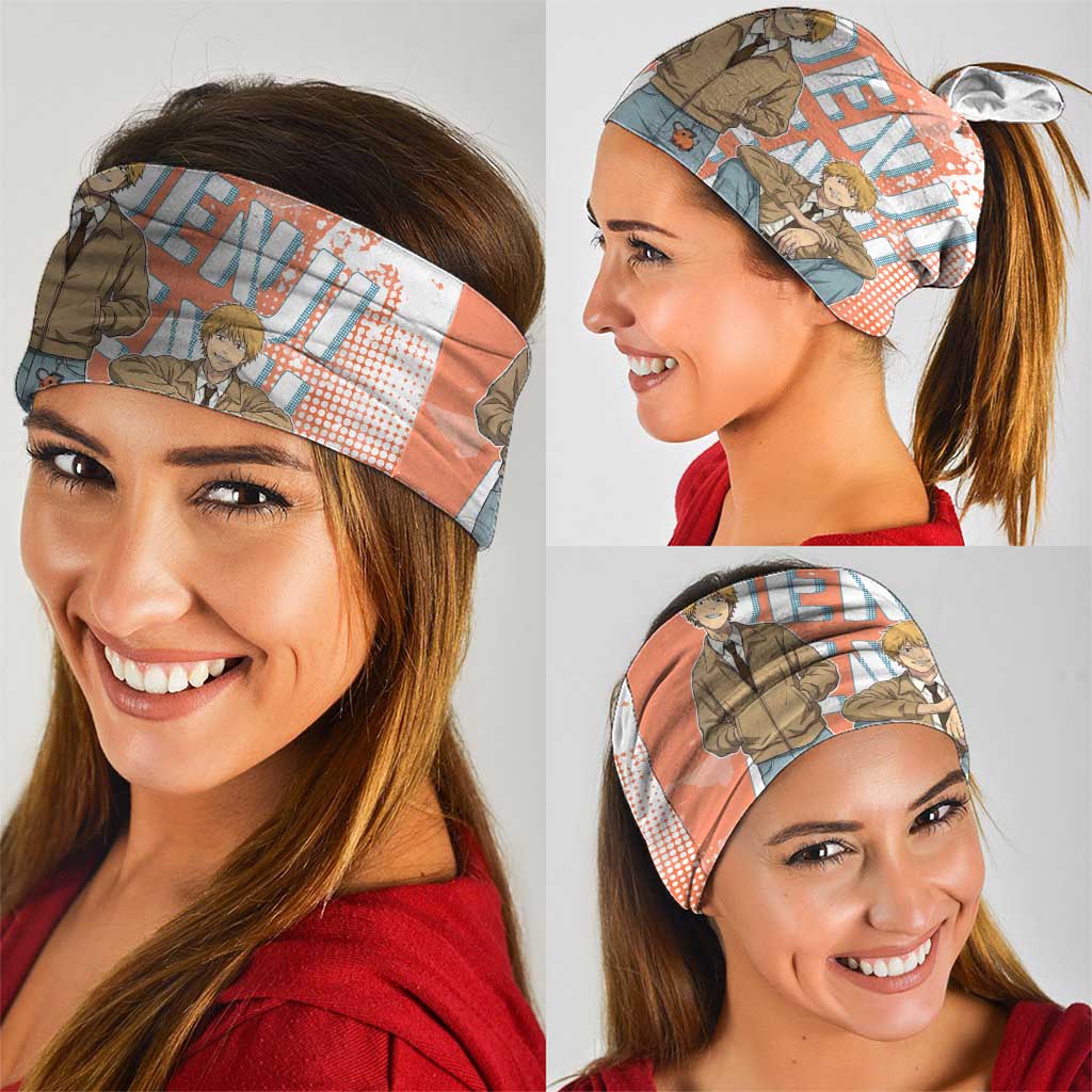 Denji Casual Chainsaw Man Neck Gaiter Retro Manga Grunge Style