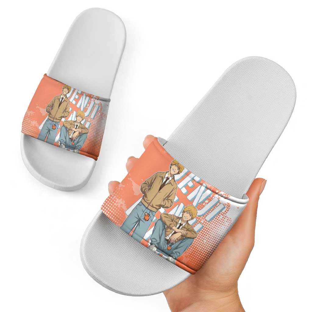 Denji Casual Chainsaw Man Slide Sandals Retro Manga Grunge Style