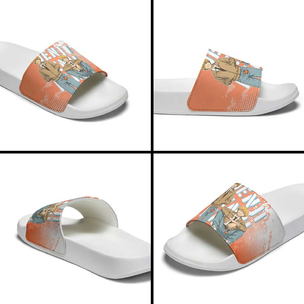 Denji Casual Chainsaw Man Slide Sandals Retro Manga Grunge Style