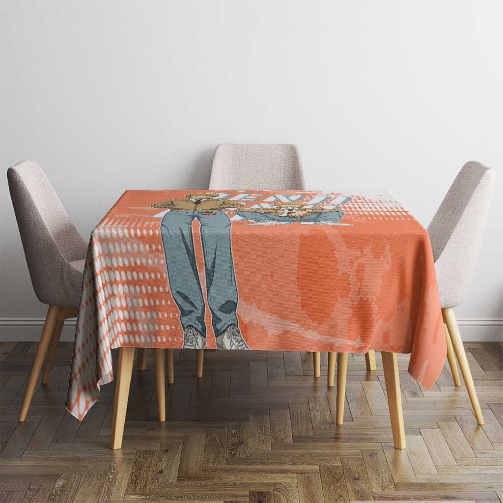 Denji Casual Chainsaw Man Tablecloth Retro Manga Grunge Style