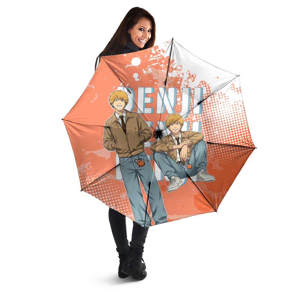 Denji Casual Chainsaw Man Umbrella Retro Manga Grunge Style