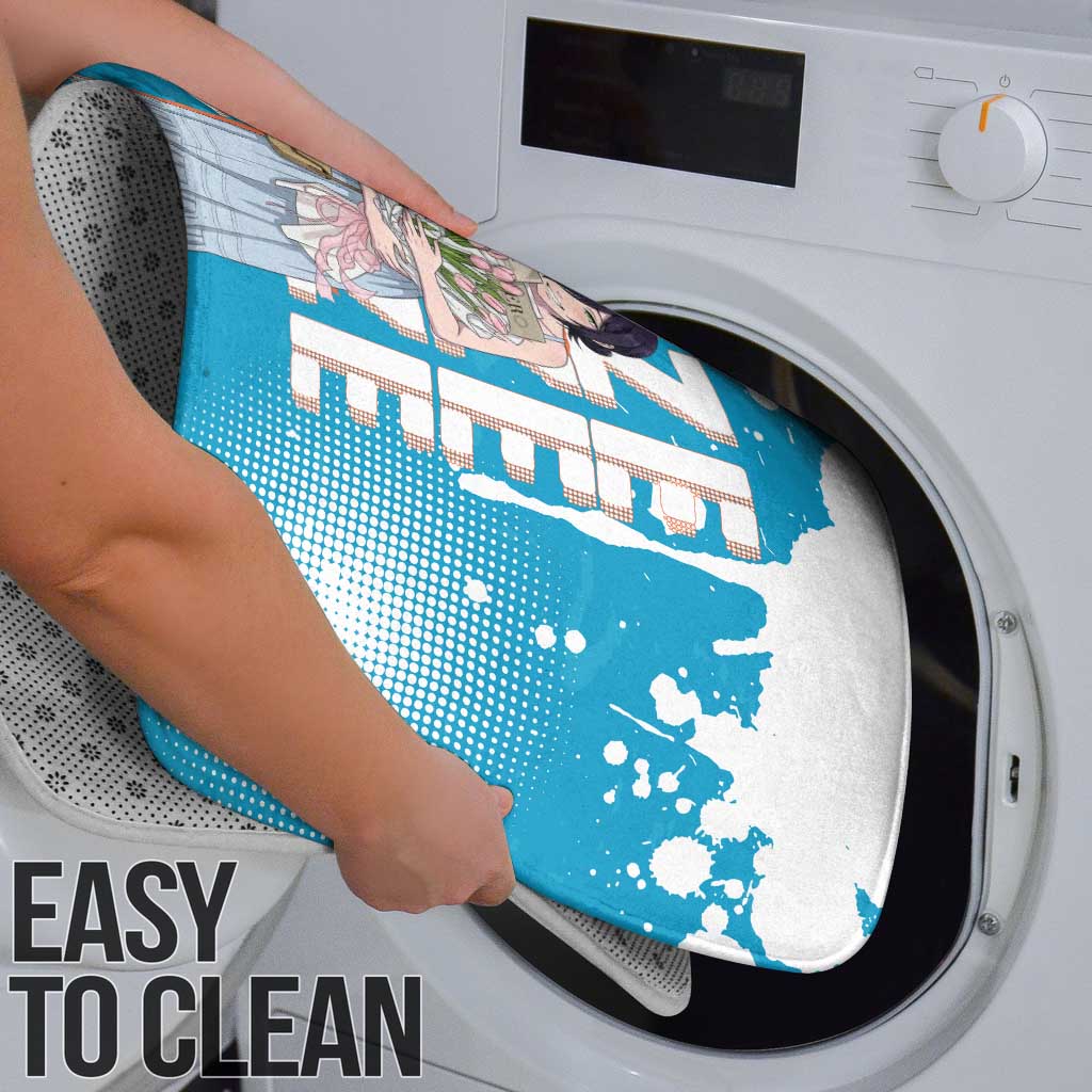 Reze Chainsaw Man Aesthetic Bathroom Set Soft Anime Grunge Style with Flowers
