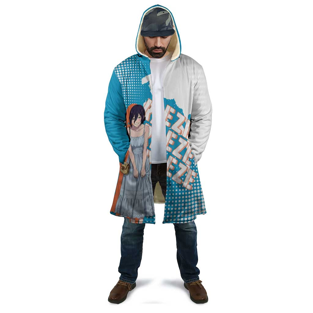 Reze Chainsaw Man Aesthetic Cloak Soft Anime Grunge Style with Flowers