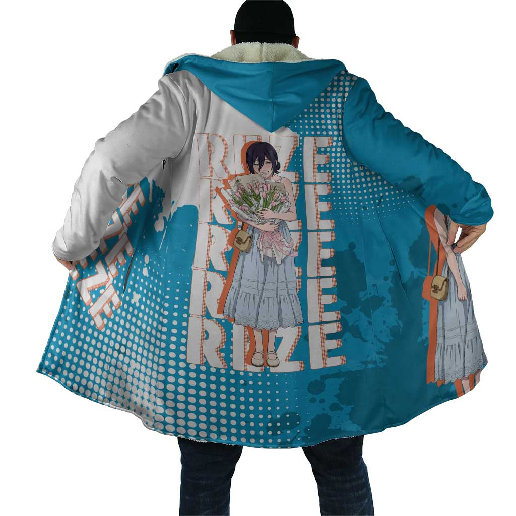 Reze Chainsaw Man Aesthetic Cloak Soft Anime Grunge Style with Flowers