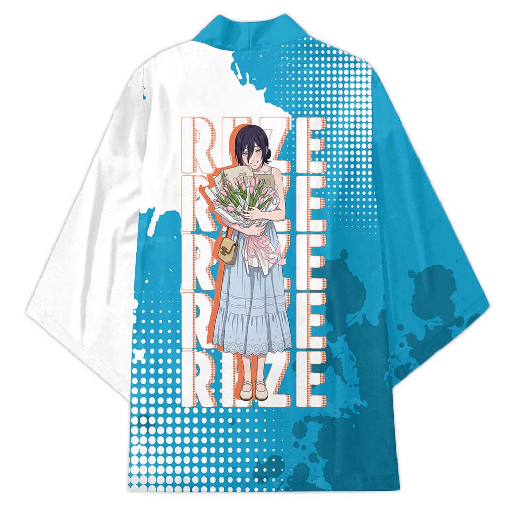 Reze Chainsaw Man Aesthetic Kimono Soft Anime Grunge Style with Flowers