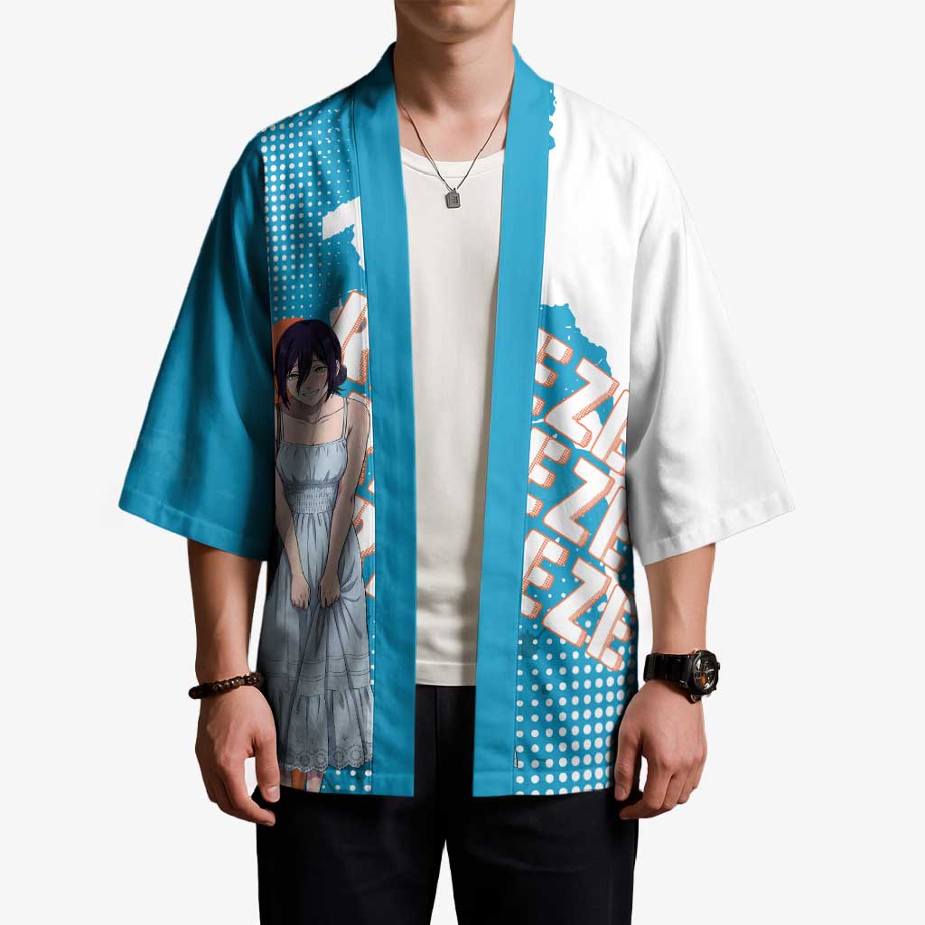 Reze Chainsaw Man Aesthetic Kimono Soft Anime Grunge Style with Flowers