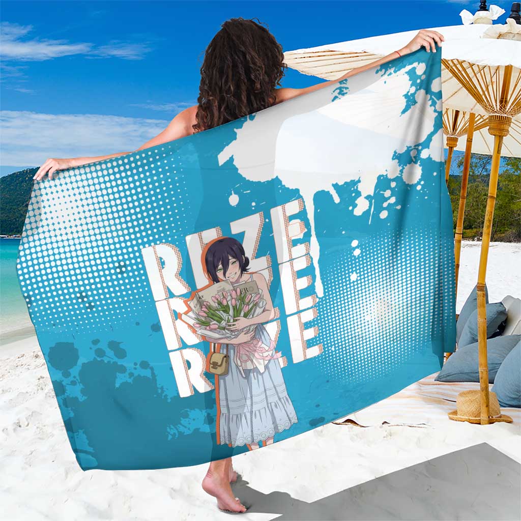 Reze Chainsaw Man Aesthetic Sarong Soft Anime Grunge Style with Flowers