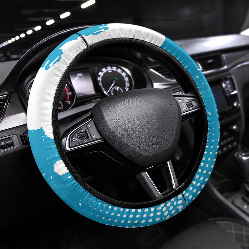 Reze Chainsaw Man Aesthetic Steering Wheel Cover Soft Anime Grunge Style with Flowers