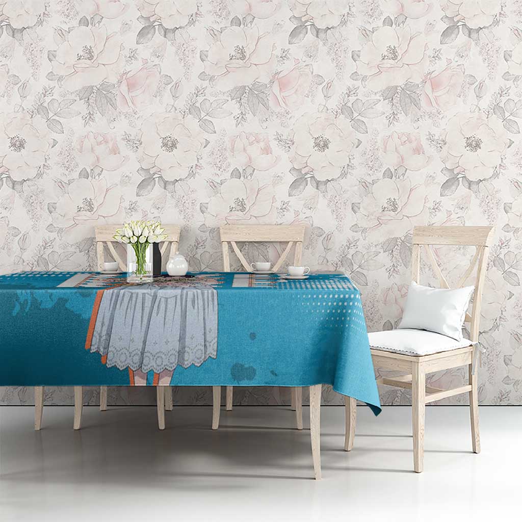 Reze Chainsaw Man Aesthetic Tablecloth Soft Anime Grunge Style with Flowers