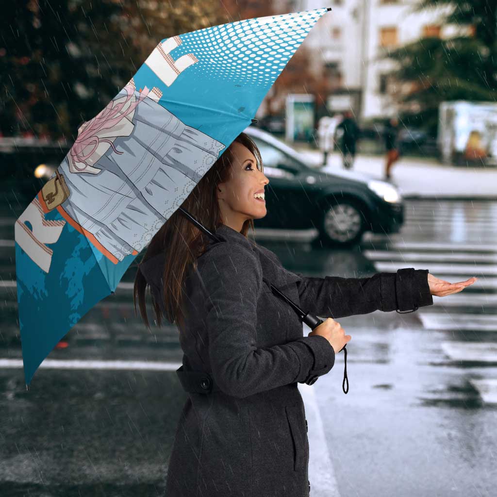 Reze Chainsaw Man Aesthetic Umbrella Soft Anime Grunge Style with Flowers