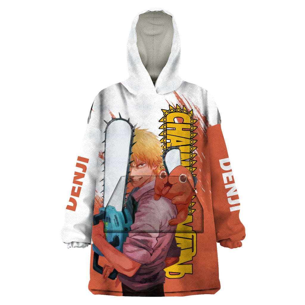 Denji Wearable Blanket Hoodie Chainsaw Man