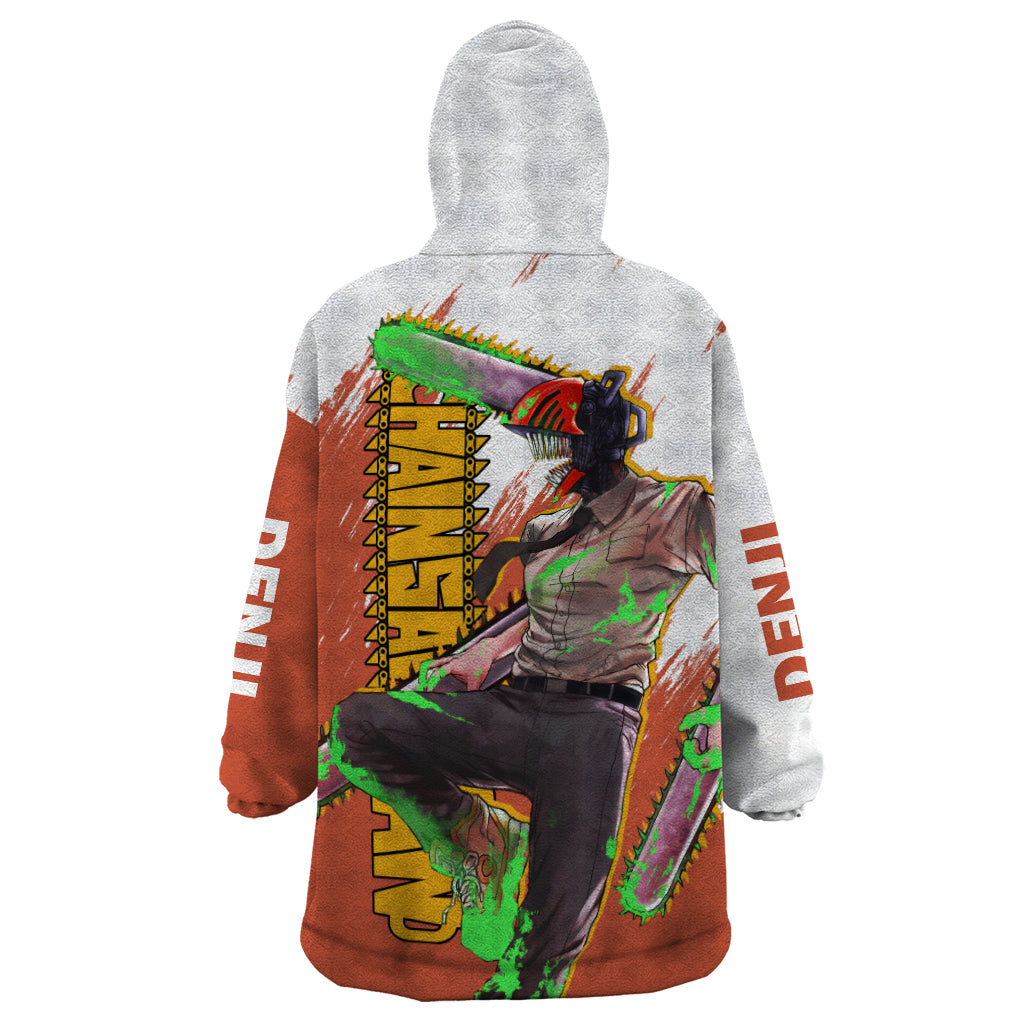 Denji Wearable Blanket Hoodie Chainsaw Man